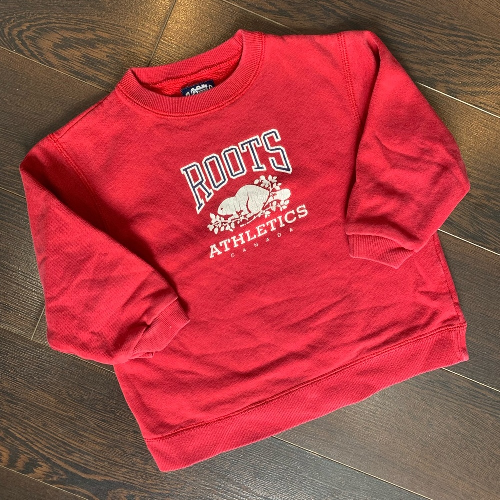Roots Athletic Kid’s Sweater in Red